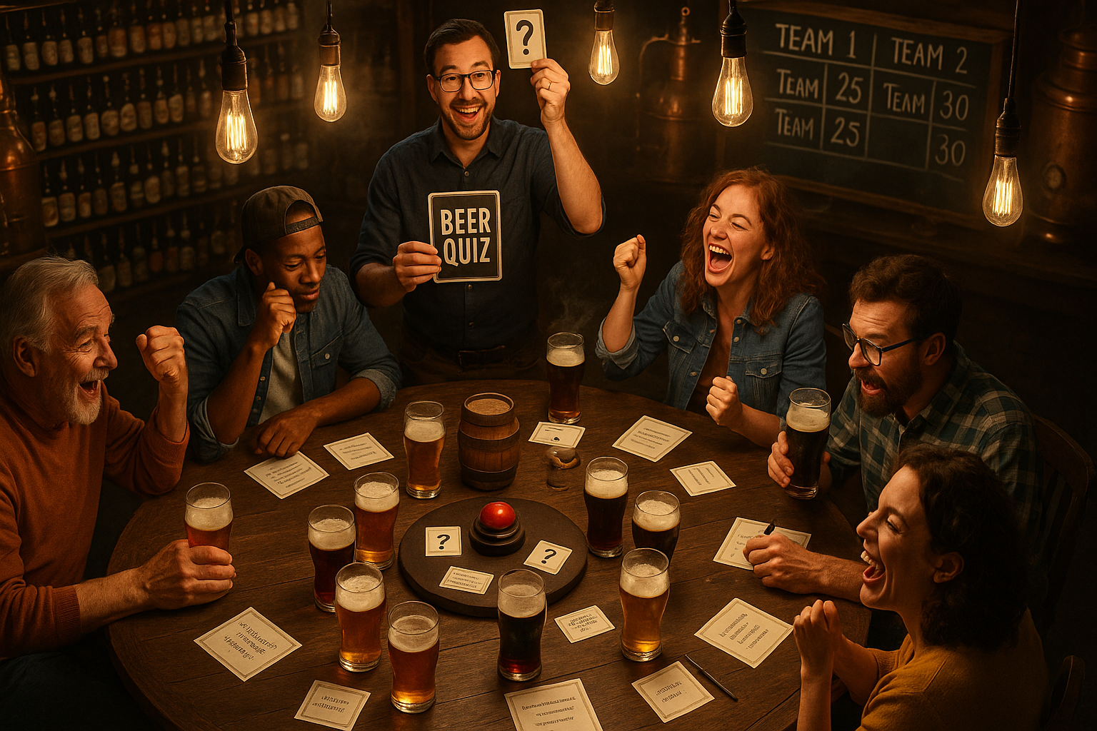 Ein Bierglas mit sprudelndem Inhalt